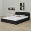 Lit plateforme en tissu d'ameublement-81299739