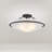 Wilbrecht Glass Semi Flush Mount-1127140705-1127140709