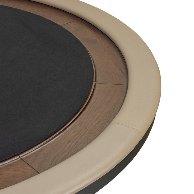 Poker Table-Smoked Oak, Smoked Oak