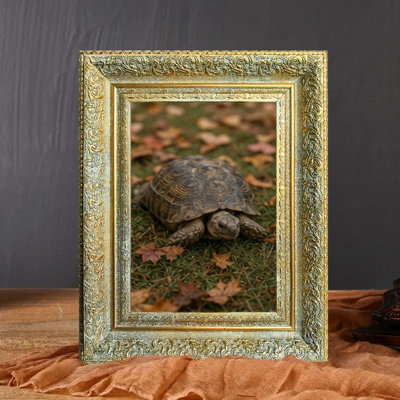 5" x 7" Antique Gold 3 PCS Landscape Picture Frame for Desk Decor
