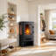 Wrought Studio 21.54 " W Black Electric Stove