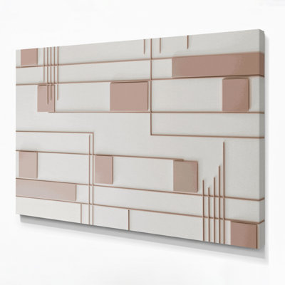 Minimalisme 85, art mural sur toile grise