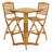 Ellie-Maye Teak Outdoor 30'' Bar Stool