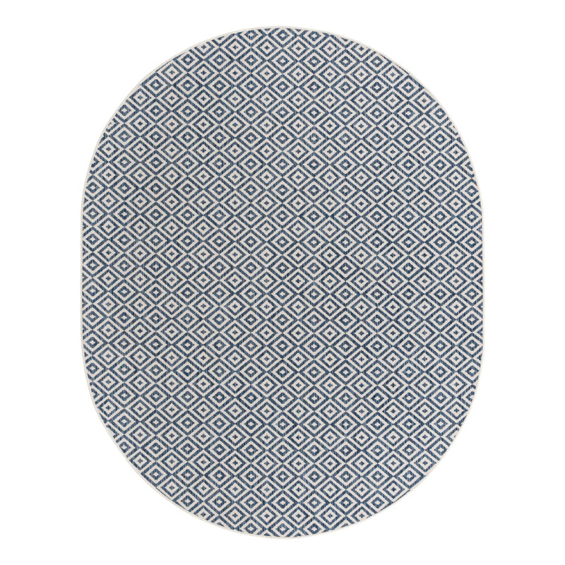 Jill Zarin Costa Rica Indoor/Outdoor Rug, Oval 7'10" x 10'