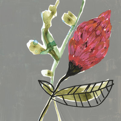 Tropic Botanicals VII by Jennifer Goldberger - Wrapped Canvas Painting