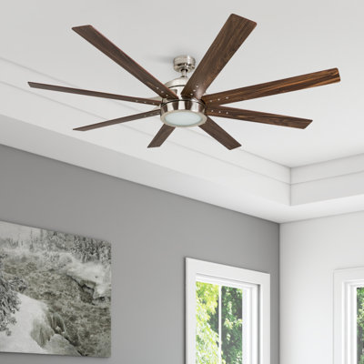 Xerxes Modern Indoor Ceiling Fan with Lights and Remote Control