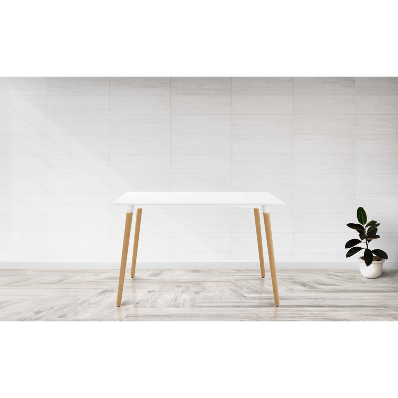 Modholic Vincent Dining Table, White