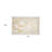 8' X 11' Beige and Gold Abstract Area Rug