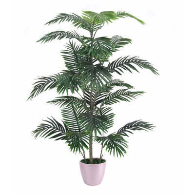 Faux Palm Plant in Planter