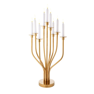 Radiant Tree Stainless Steel Tabletop Candelabra