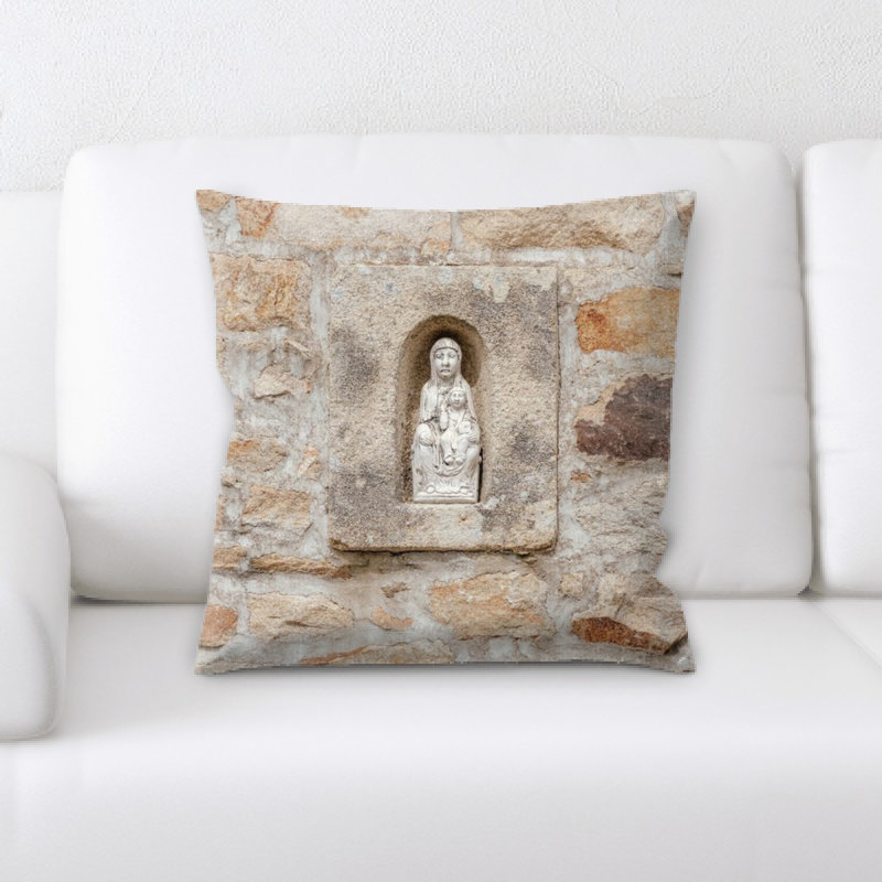 Microsuede Reversible Throw Pillow