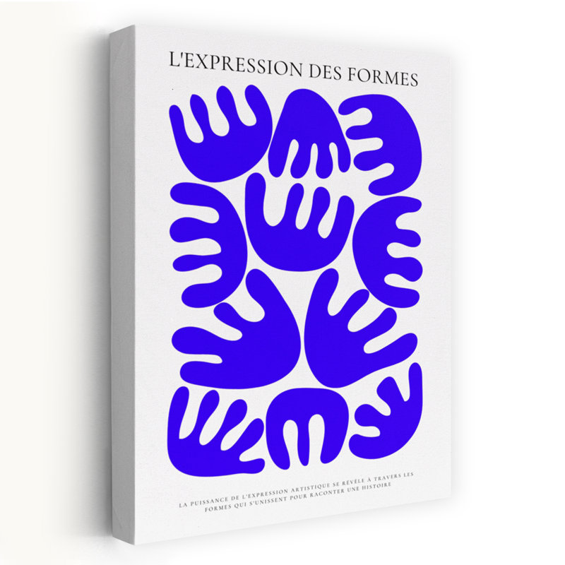 Art contemporain contemporain abstrait géométrique, H 36 po x l 24 po