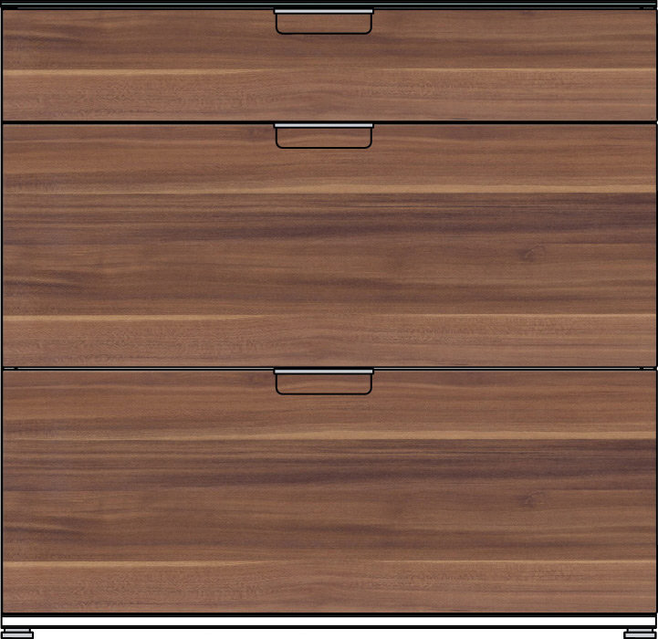 Shoe Storage Cabinet, White / Walnut