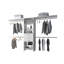 Système d'organisation modulaire Geek avec tiroirs, tablettes et tiroirs, blanc