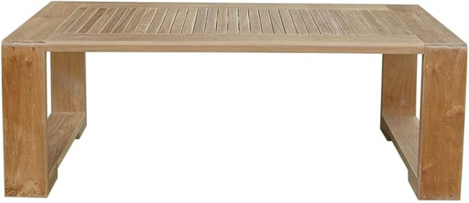  Capistrano Rectangular Patio Coffee Table Modern
