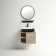 Bucharest 24'' Single Bathroom Vanity with Plastic Top with Mirror