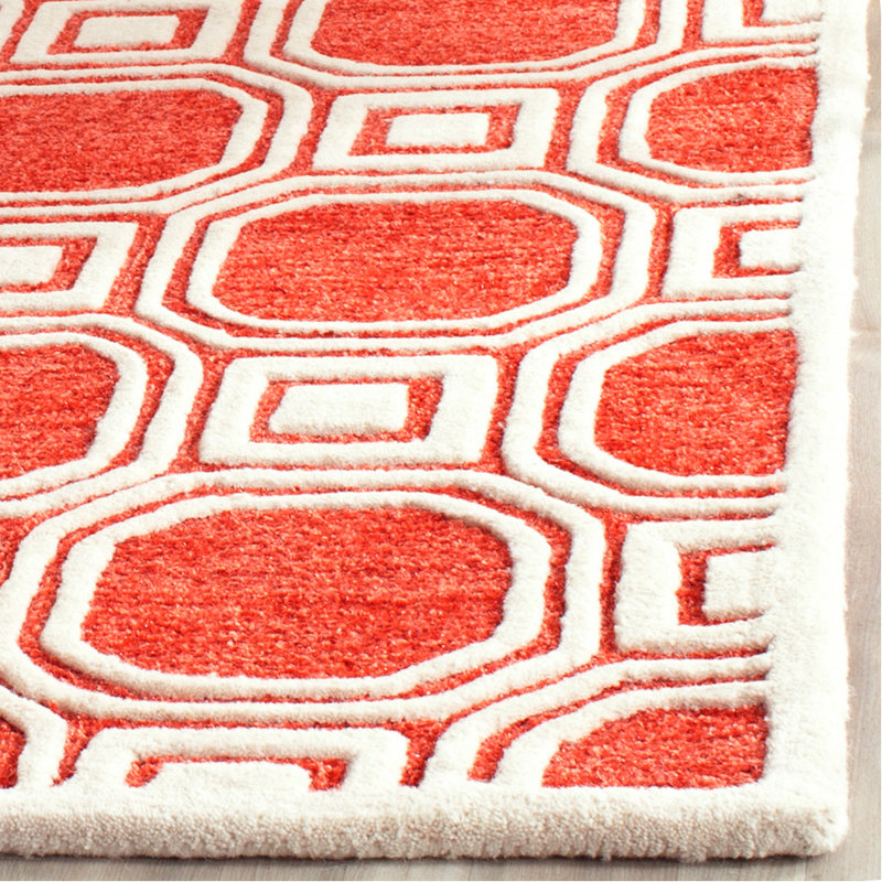 Tyric Hand Tufted Performance Abstract Rug, Rectangle 8' x 10'