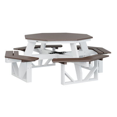 Outdoor ADA Octagon Picnic Table