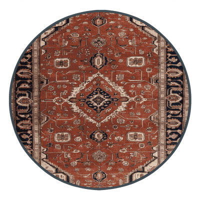 Tapis brun lavable à la machine
