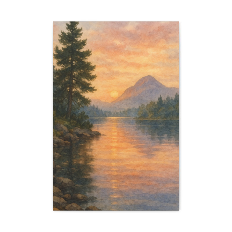 Aaroon Single Picture Frame Print on Canvas, 60.96 cm H x 40.64 cm W