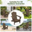 Chaise Adirondack pliante en résine-1109324876