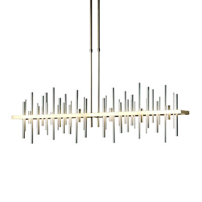Luminaire suspendu linéaire à 1 lumière DEL pour ilot de cuisine Cityscape