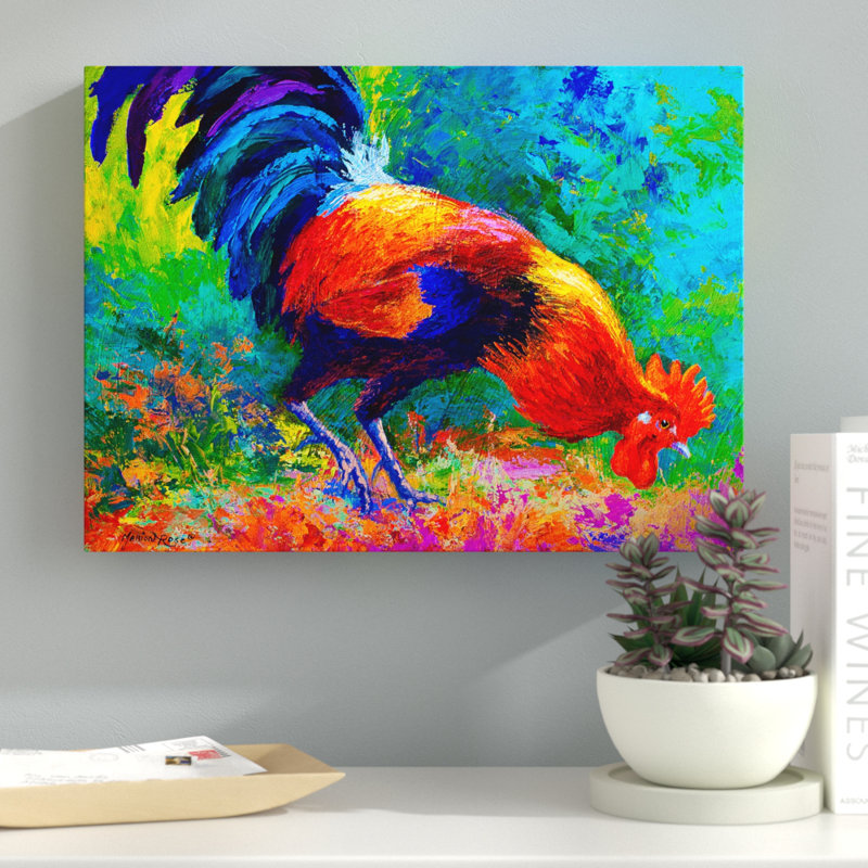 «Scratchin» par Marion Rose, reproduction sur toile, H 35 po x l 47 po x P 2 po