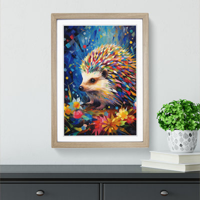 Hedgehog Abstract No.2 - Framed Print