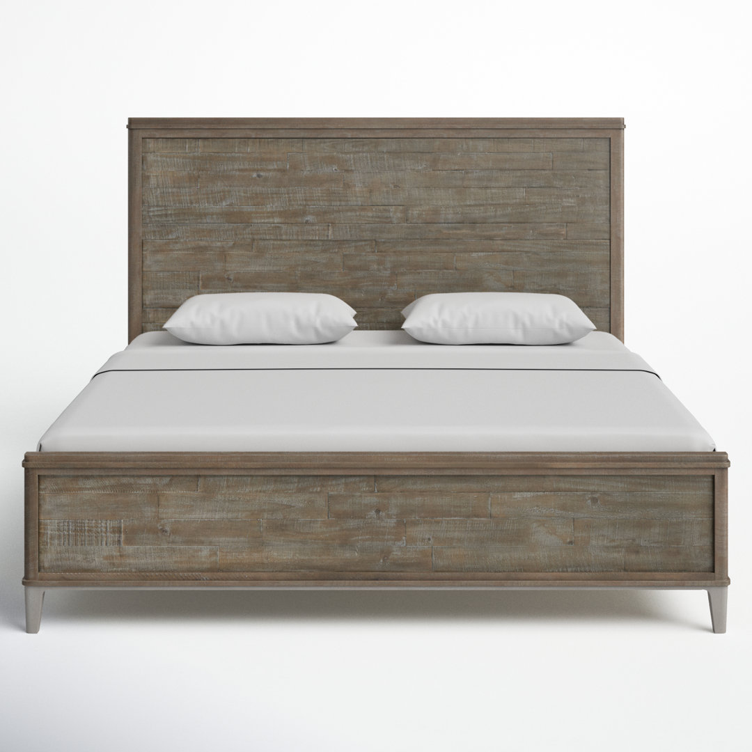 Mauve Solid Wood Low Profile Standard Bed Birch Lane™ 