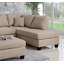 Canapé modulaire réversible couleur sable 3 pièces-2062127533