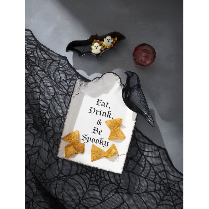 Lenox Halloween Bat Candy Dish