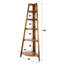 Hourani 148cm H x 64cm W Solid Wood Corner Bookcase