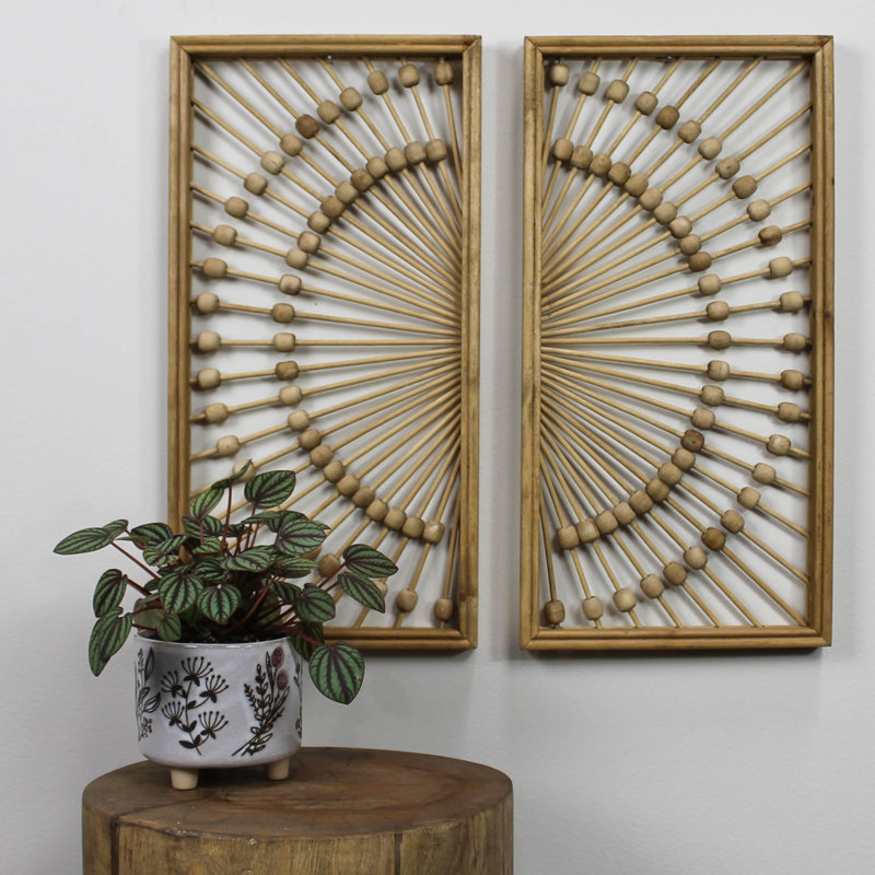 Carved Solid Wood Wall Hanging 