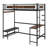 Sturdy Loft Bed Featuring Integrated Storage And Locking Slat Design For Enhanced Stability