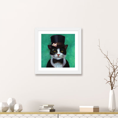 « tuxedo cat » par lucie heffernan-reproduction de photo