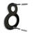 Metal Floating Mount House Number-113467361-113467366-113467370