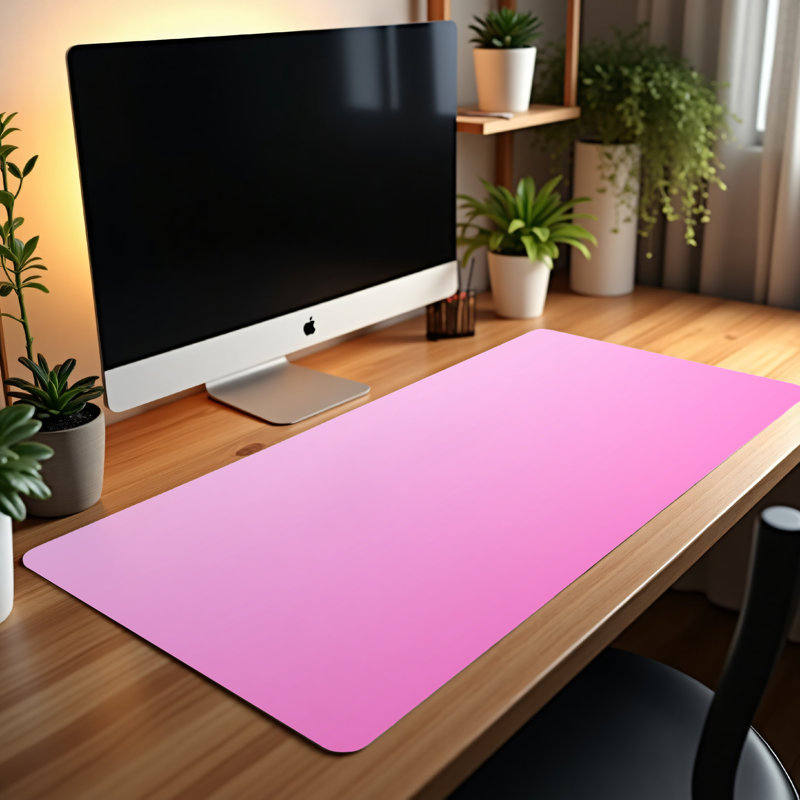 Polyester Desk Pad, 31.5x15.5