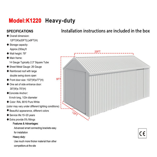 Dimensions du produit