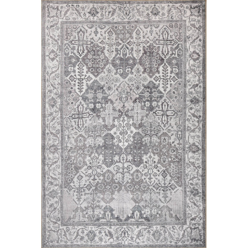 Tapis en chenille lavable Stonart, Rectangle 4 pi 8 po x 6 pi 3 po