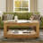 Lift Top Rectangular Wood Coffee Table with Dual-Layer Storage for Living Room-1464661090
