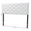 Tête de lit tapissier à finition grand blanc Alyse, H 54,25 po x l 60,50 po-1892064445-1892064447