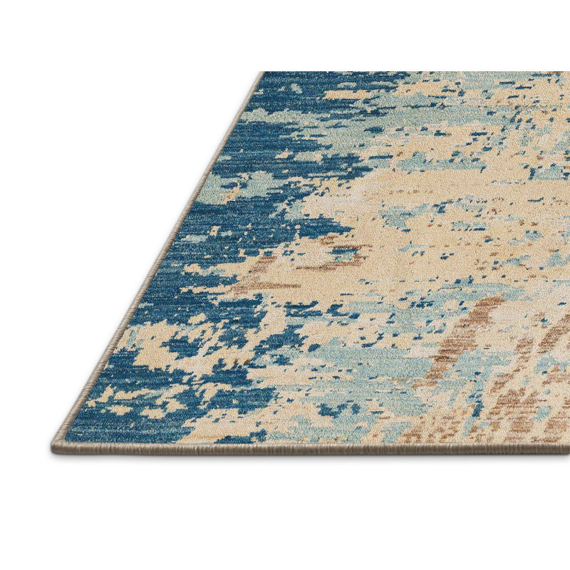 Abstract Indoor Rug, Rectangle 5' x 8'