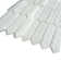 Vasoart White 10.28 In. X 12.52 In. Picket Glossy Glass Mosaic Tile  (9 Sq. Ft./Case)