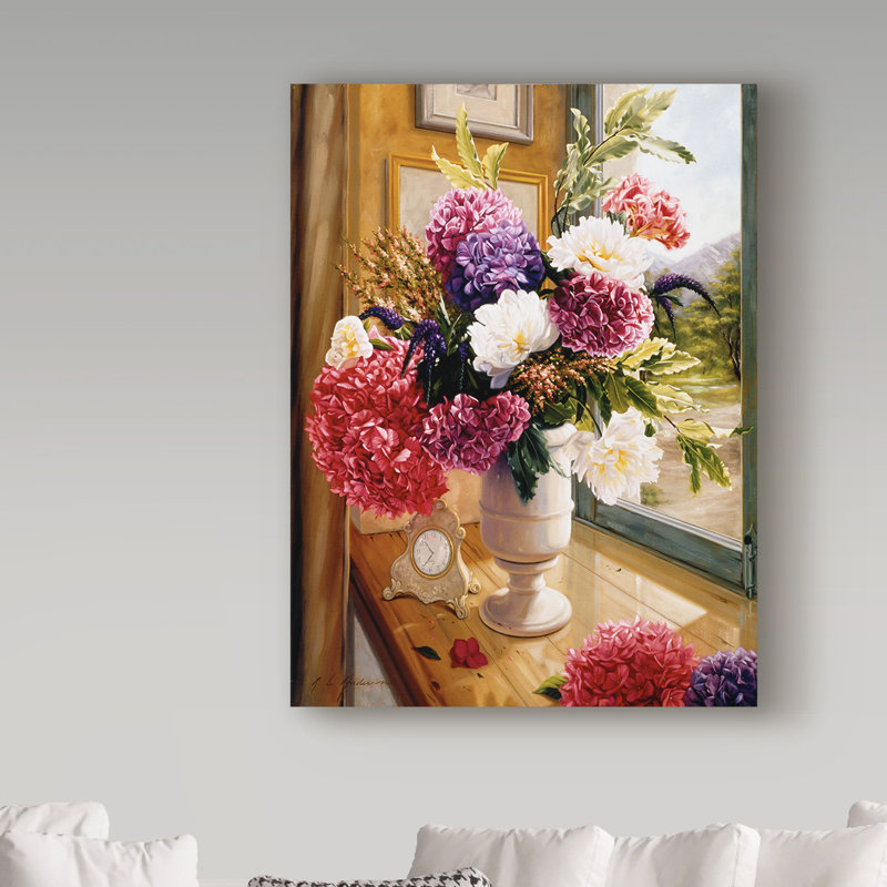 « chez moi », reproduction d’impression sur toile tendue, H 19 po x l 14 po x P 2 po