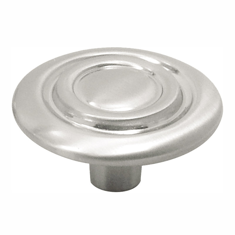 Cavalier 1 1/4" Diameter Mushroom Knob, Satin Nickel