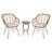 Pfeiffer 2 - Person Patio Conversation Set with Cushions-810216507