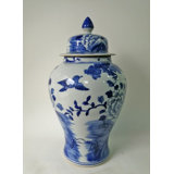 Handmade Porcelain China Ginger Jar