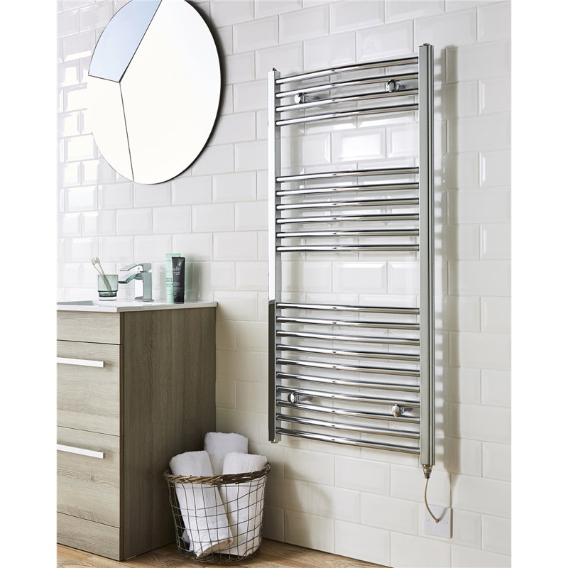 Heated Towel Rails, 100cm H x 50cm W x 5.5cm D