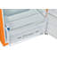 Classic Retro 7,5 pi³ Pi. Réfrigérateur à fixation supérieure en orange crème-121098176