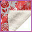 Couvertures en patchwork de fleurs rouges-127457551